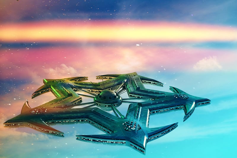 Futuristic Space Station
